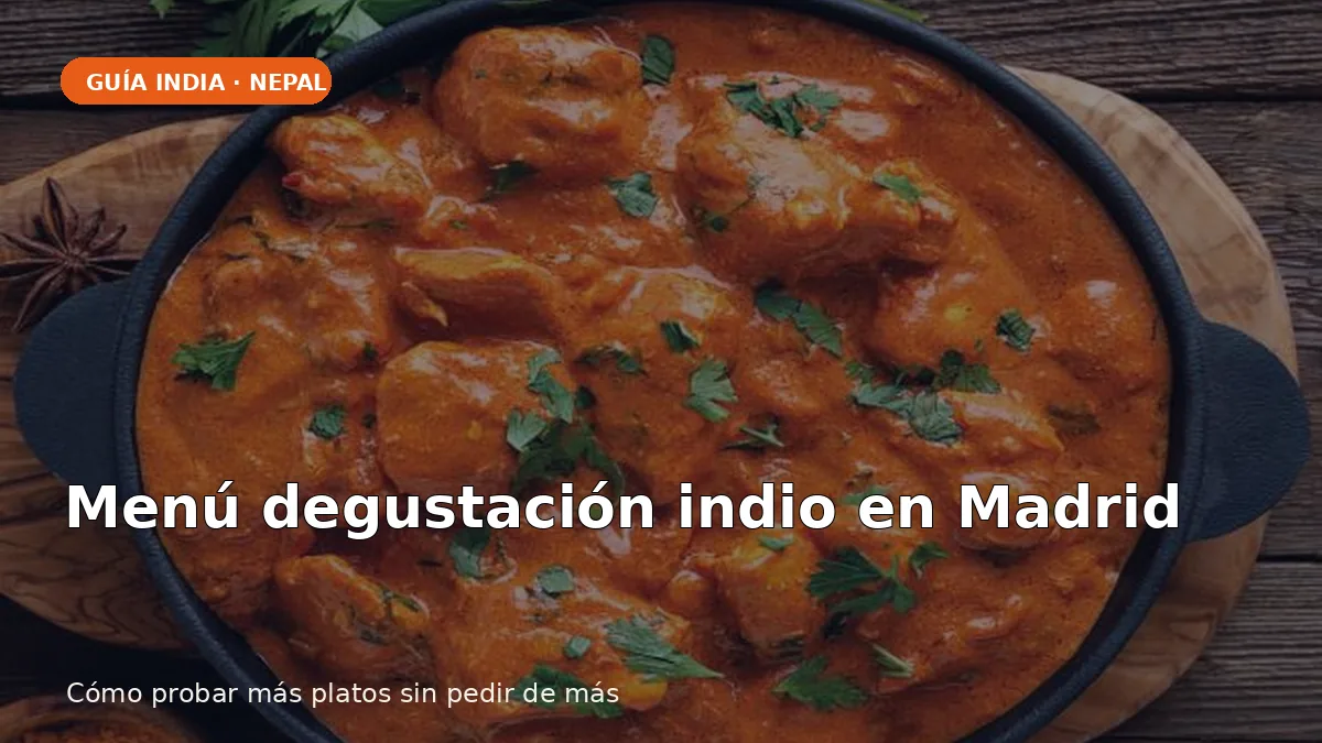 Selección variada de especialidades indias para compartir