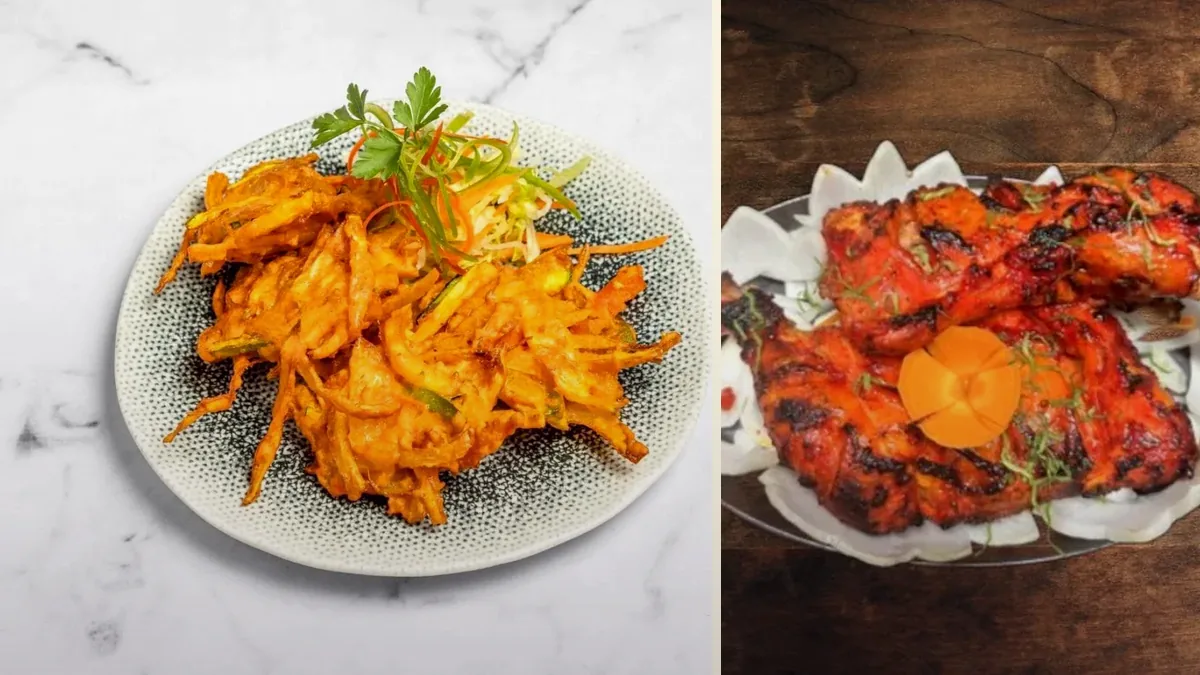 Entrantes, currys, arroz y panes para aprender a leer una carta de restaurante indio